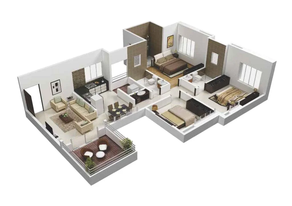 Yashada Dreamsong Mamurdi 3BHK Image